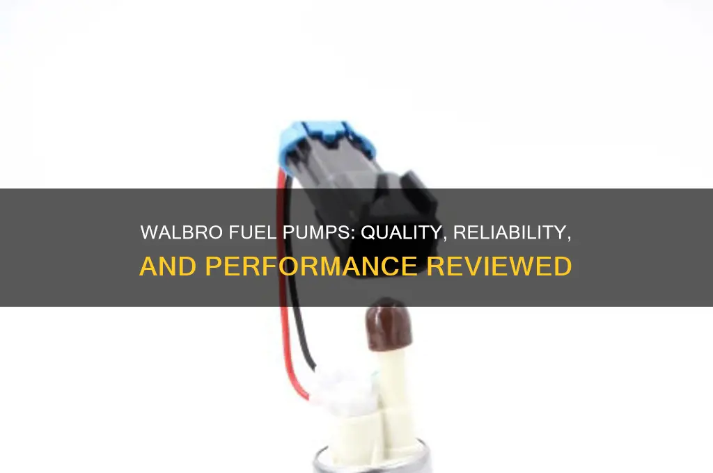 is walbro a maker of quality fuel pumps