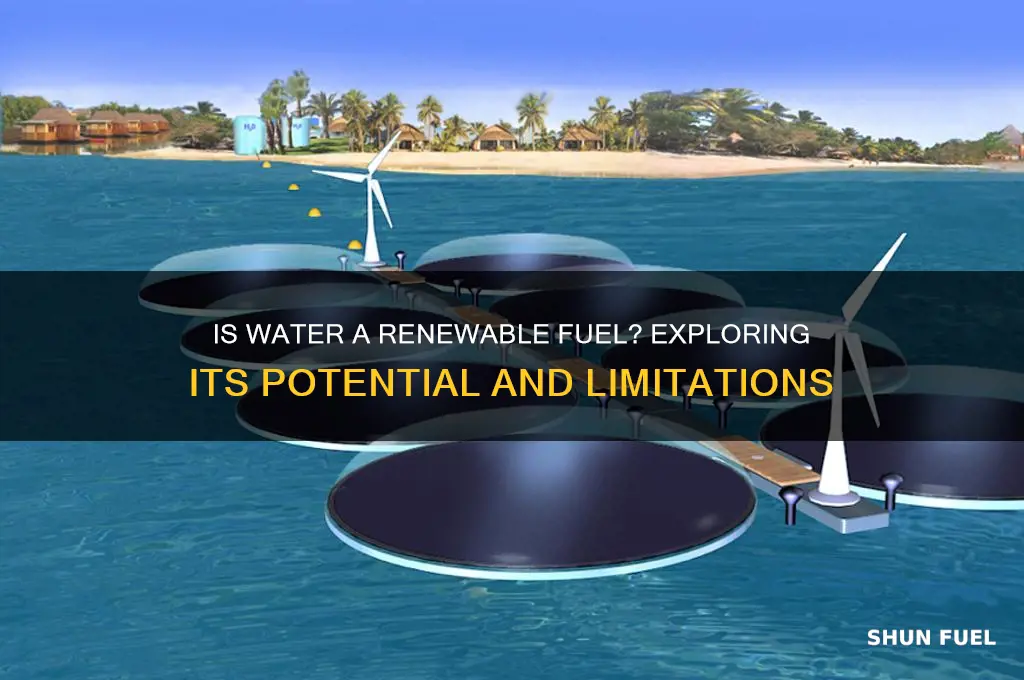 is water a renewable fuel
