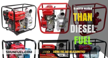 Water vs. Diesel: Which Liquid is Heavier?