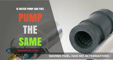 Water Pump vs. Fuel Pump: Understanding Their Distinct Functions and Roles