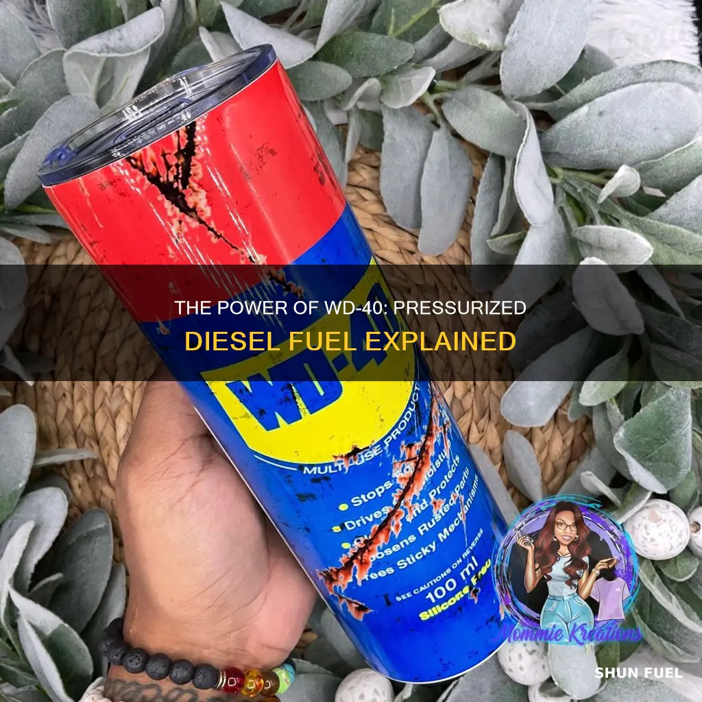 is wd40 pressurized diesel fuel