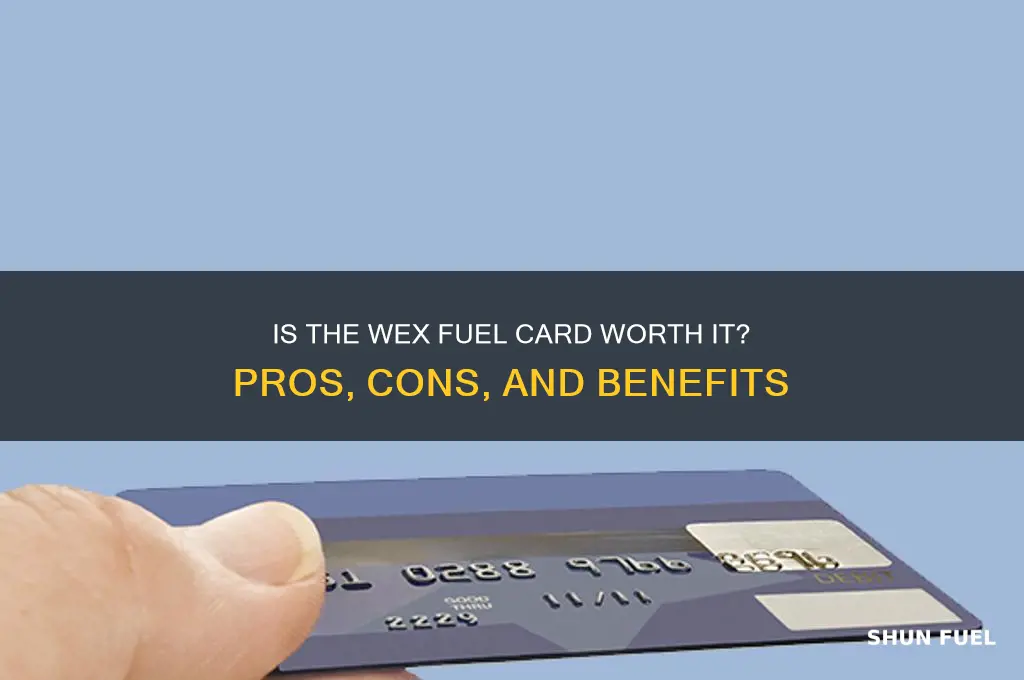 is wex fuel card good