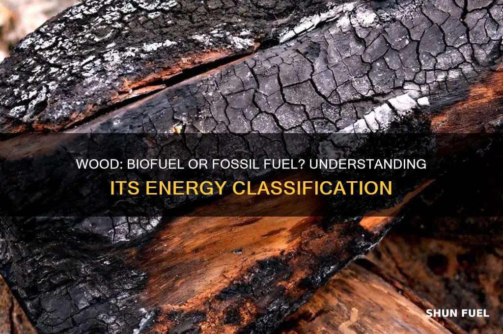 is wood a biofuel or fossil fuel