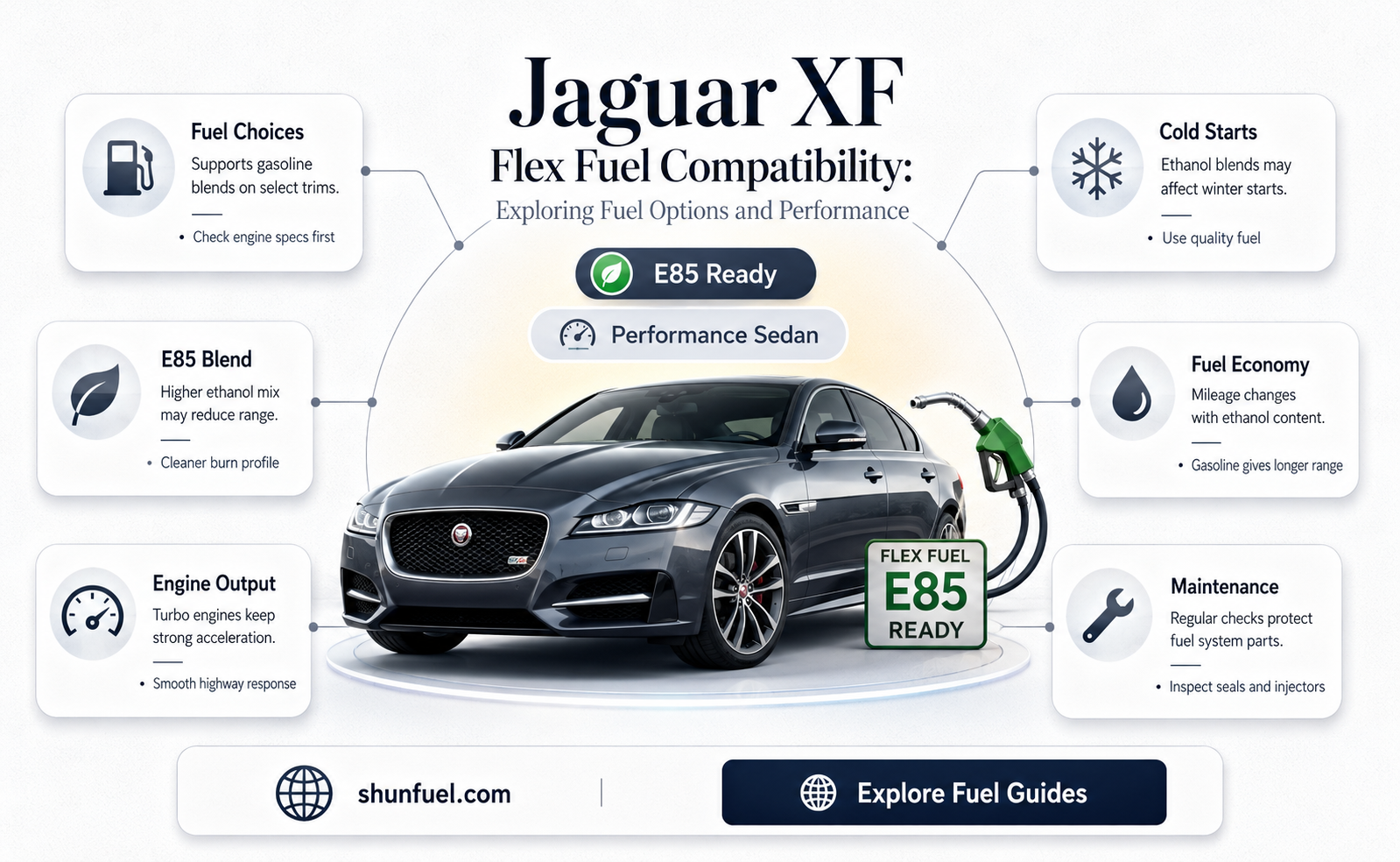 are jaguar xf flex fuel