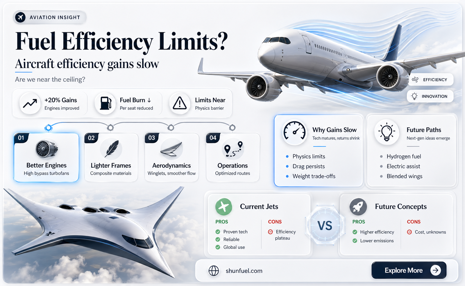 are airplanes as fuel efficient as they can be