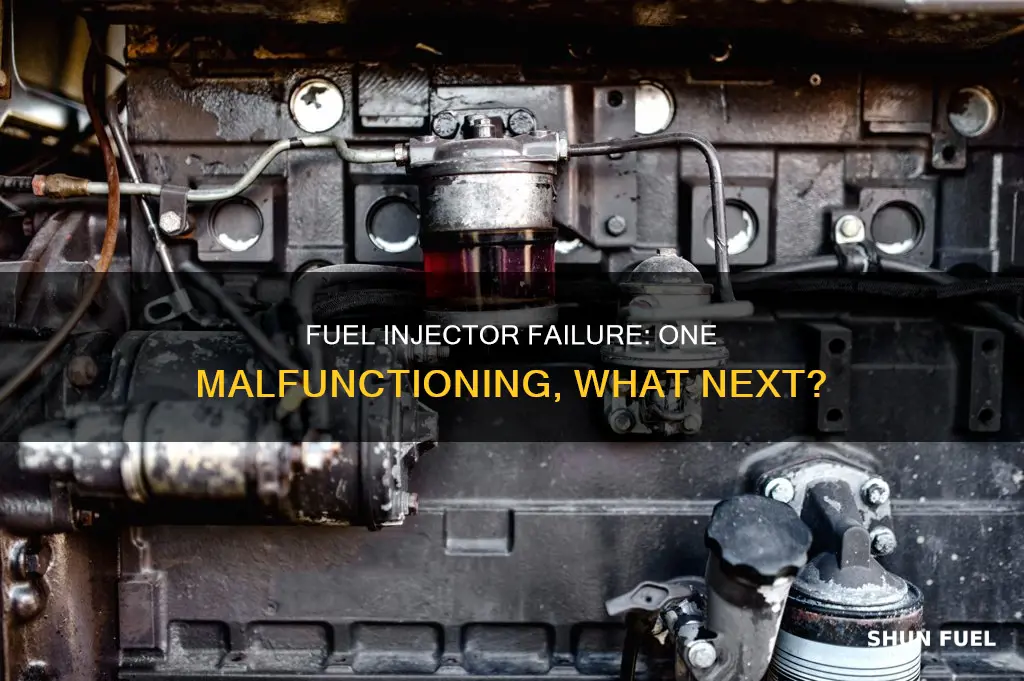 may have one fuel injector going out
