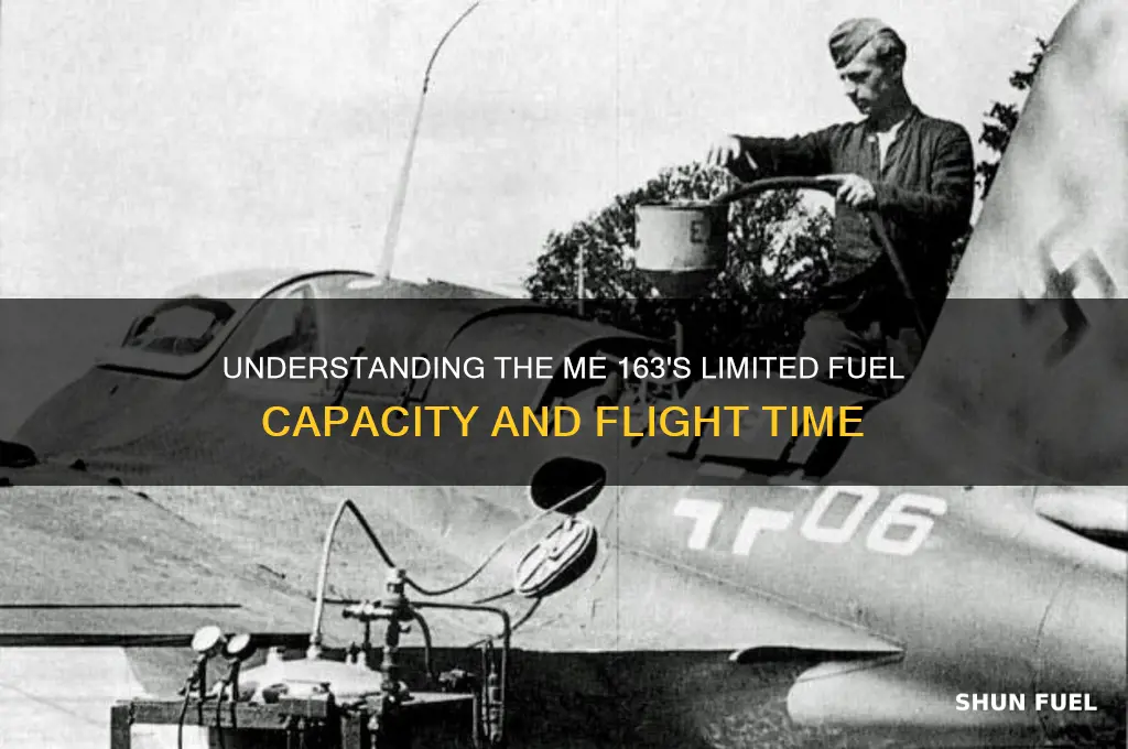me 163 fuel time
