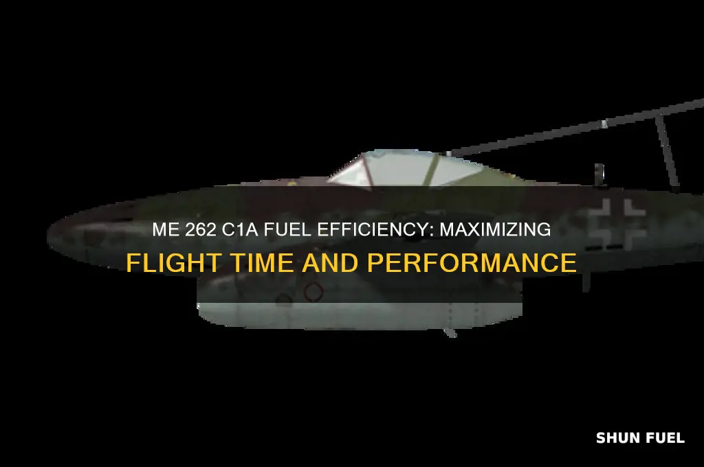 me 262 c1a fuel time