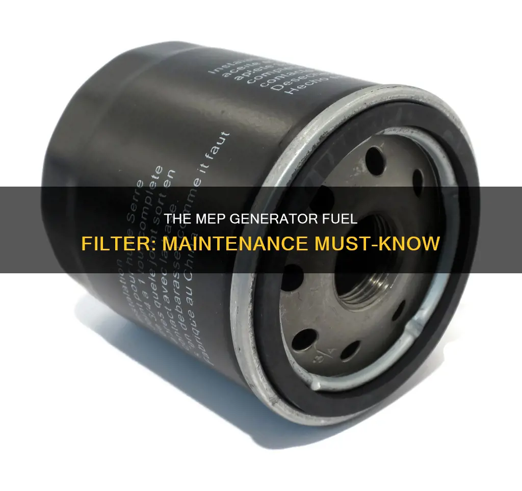 me pgenerator fuel filter
