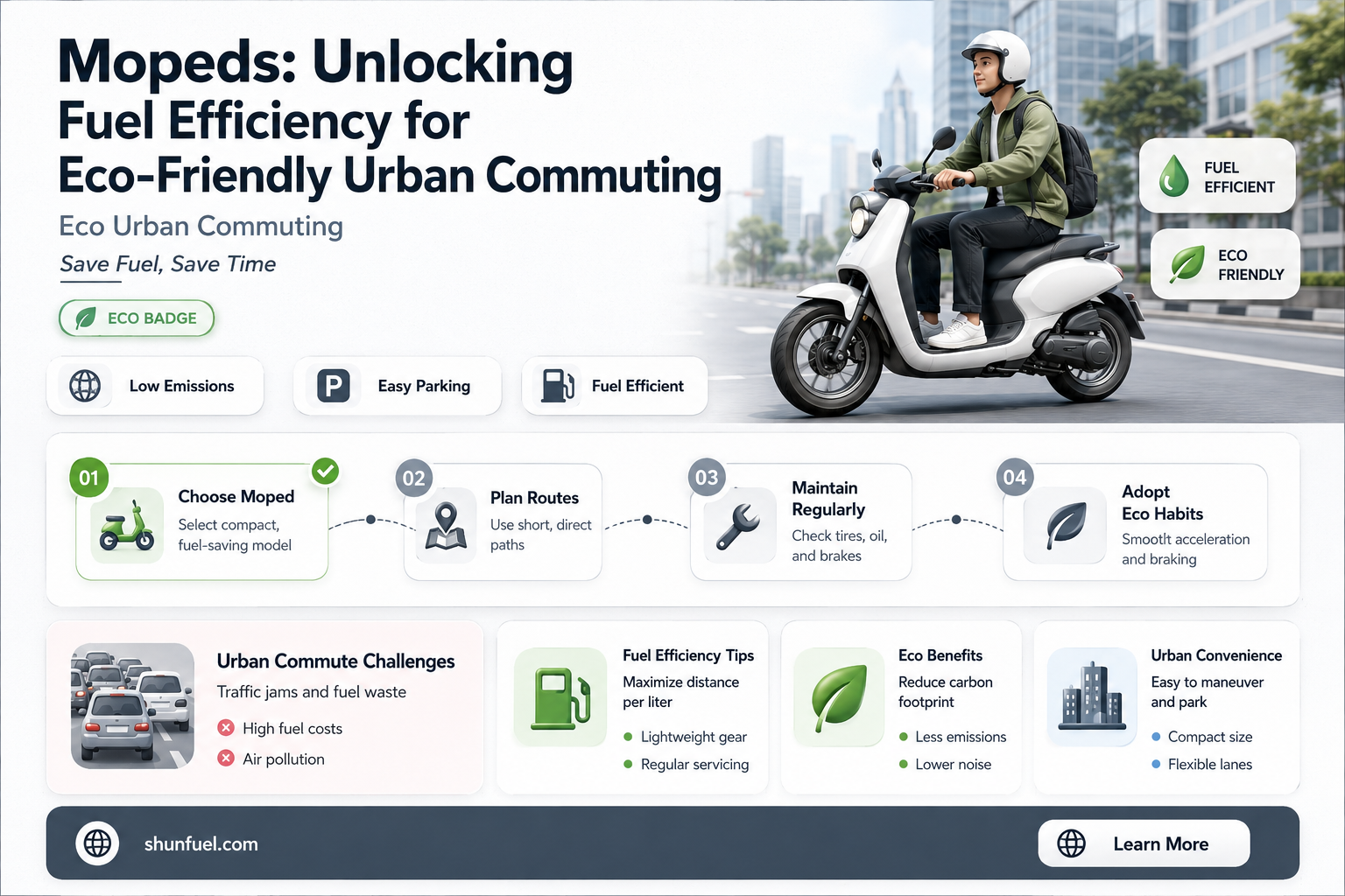 are mopeds fuel efficient