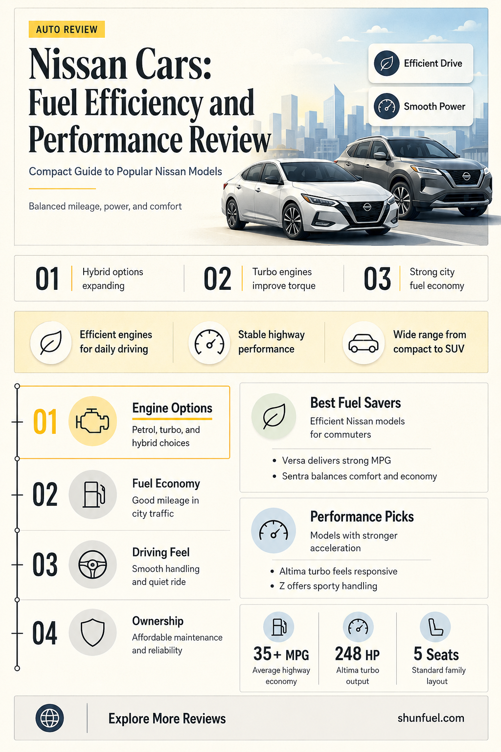 are nissan cars fuel efficient