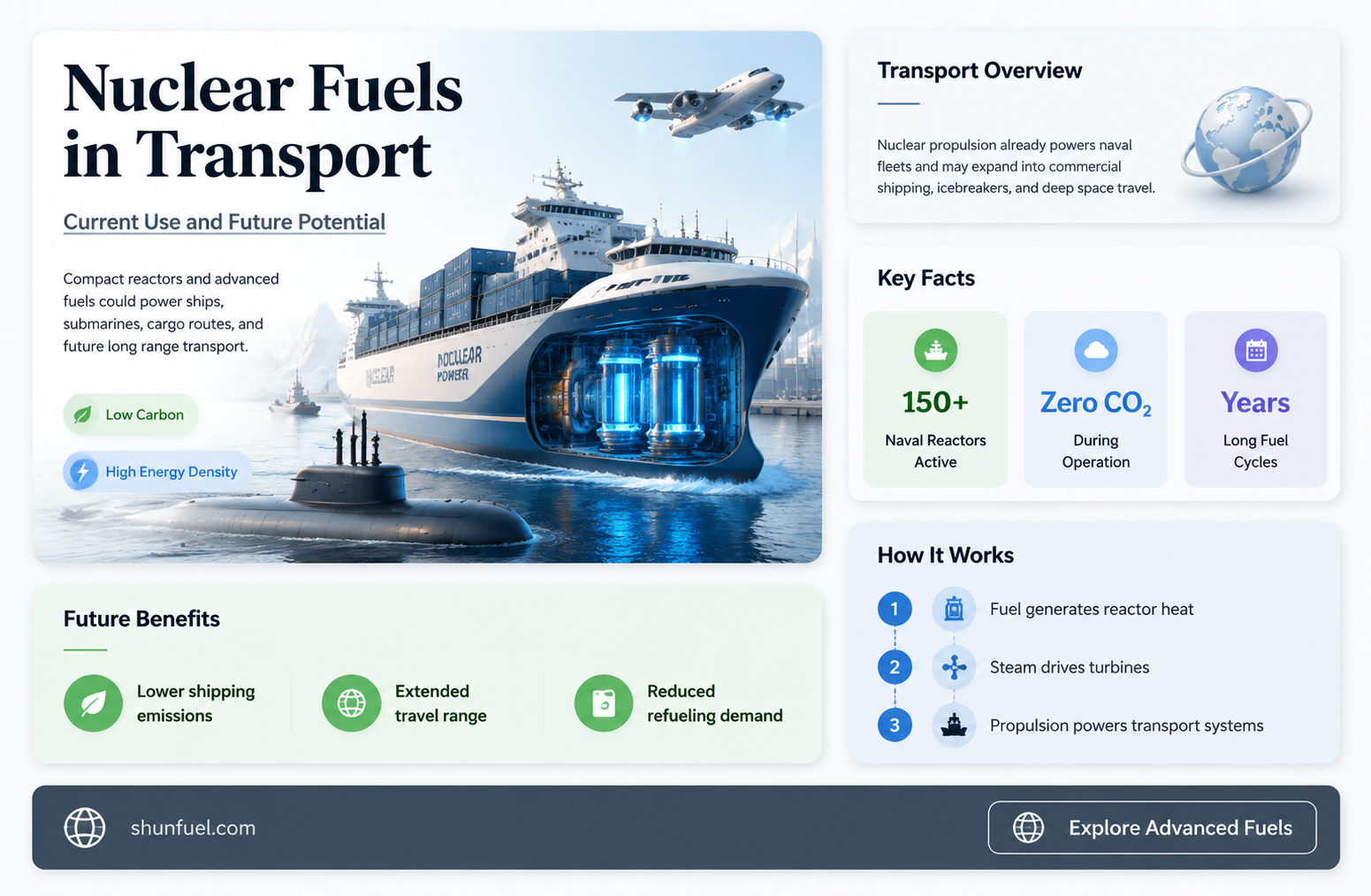 are nuclear fuels used for transport