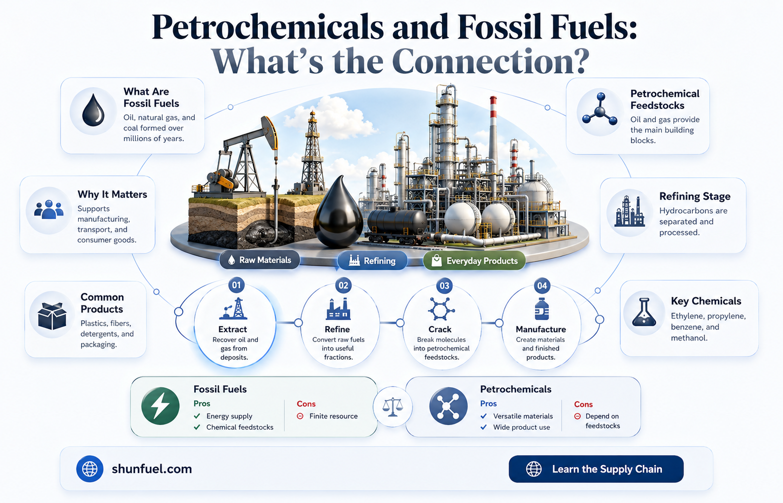 are petrochemicals fossil fuels