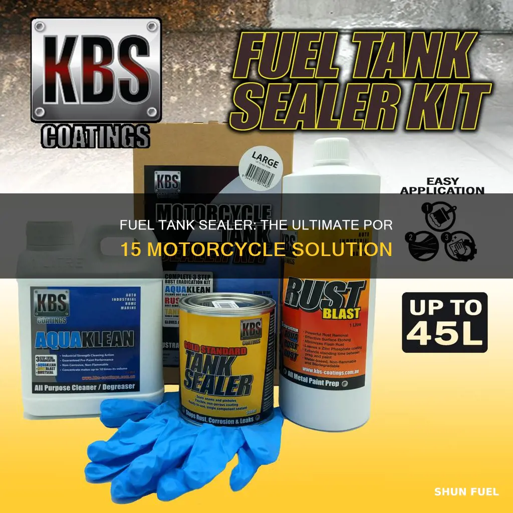 por 15 motorcycle fuel tank sealer
