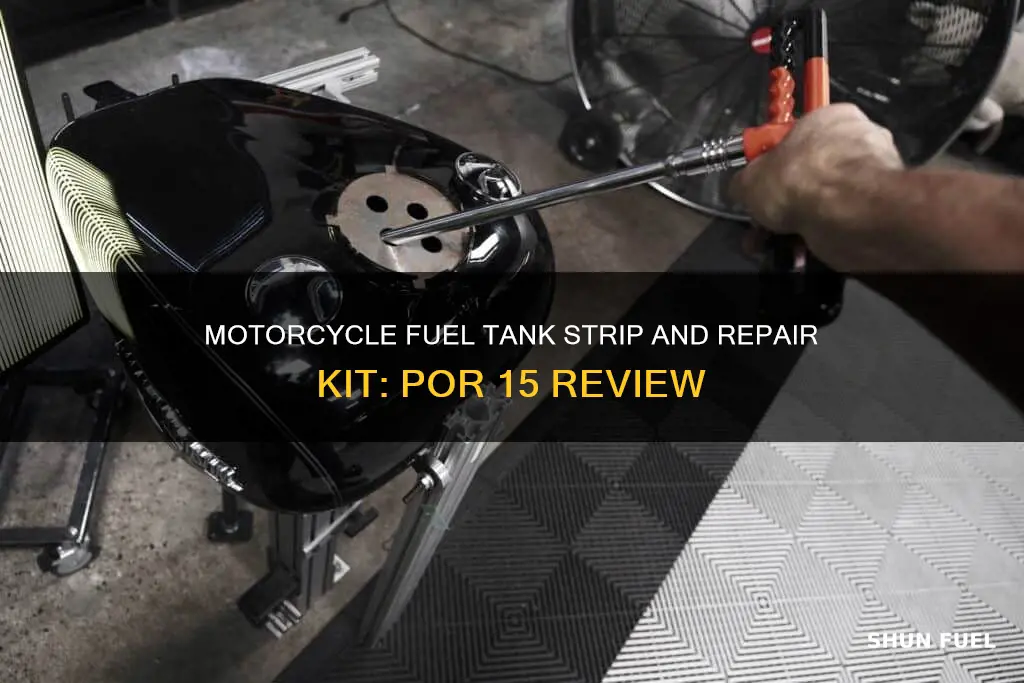 por 15 motorcycle fuel tank strip & repair kit