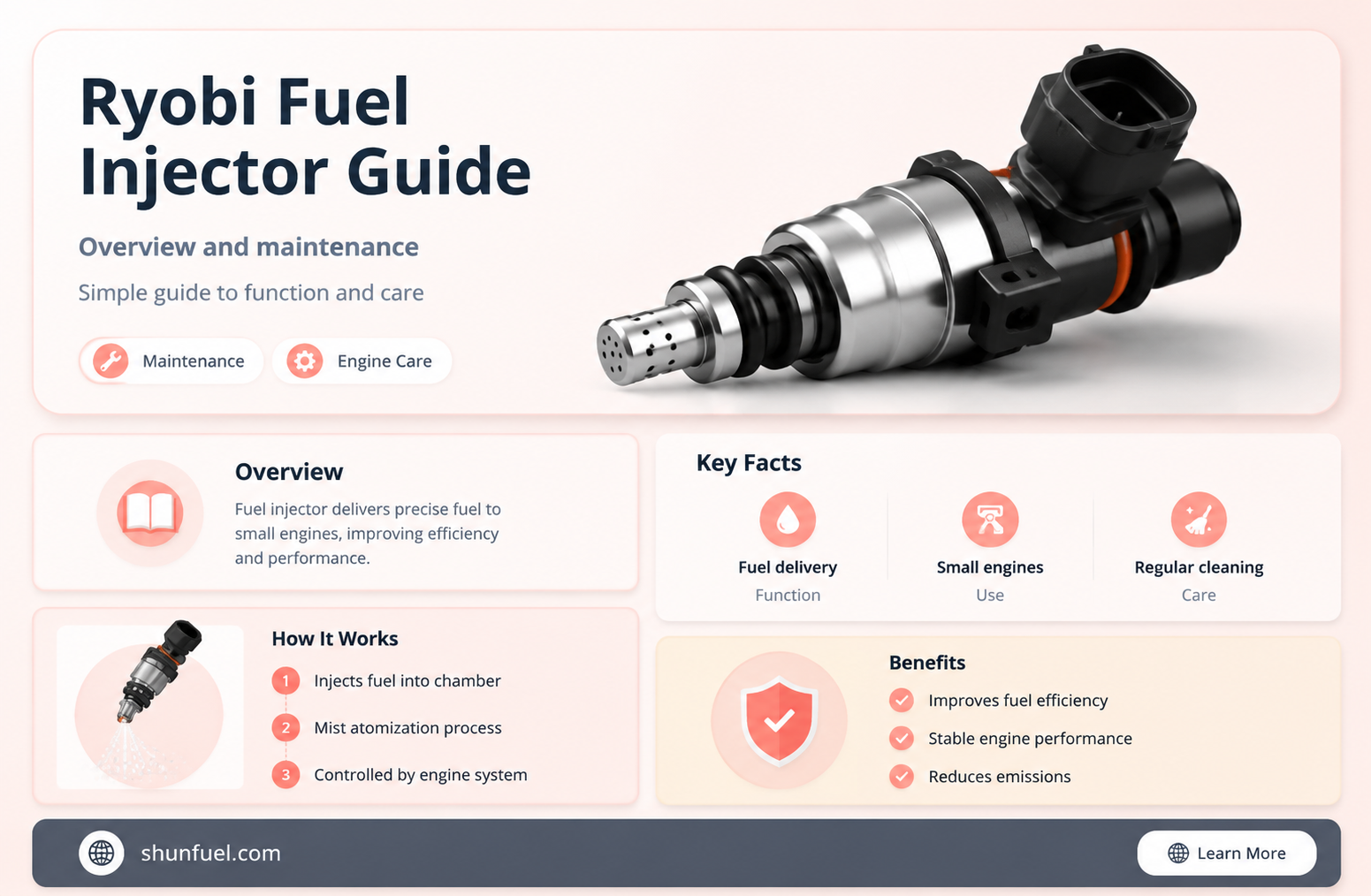 are ryobi fuel injector