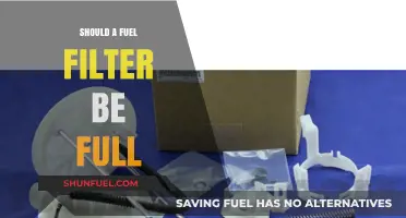 Fuel Filter Maintenance: Full or Empty?