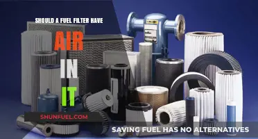 Air in Fuel Filter: Good or Bad?