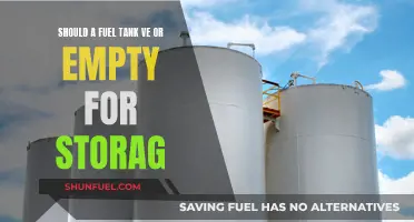 Fuel Tank Storage: Full or Empty?