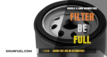 Fuel Filter Maintenance: Lawn Mower Fuel Filter Fullness Check