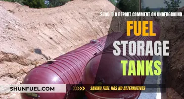 Report's Take on Underground Fuel Storage Tanks