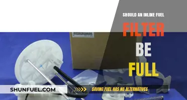 Why Inline Fuel Filters Should Be Full