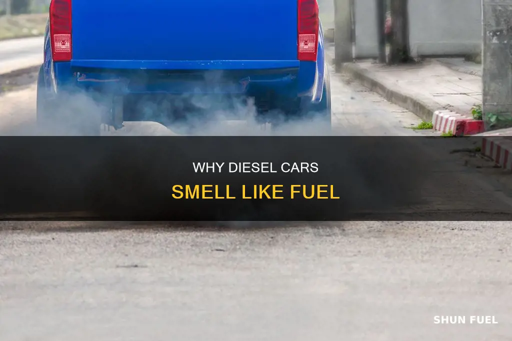 should diesel cars smell like diesel fuel