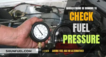 Running Engine Fuel Pressure Check: Is It Necessary?