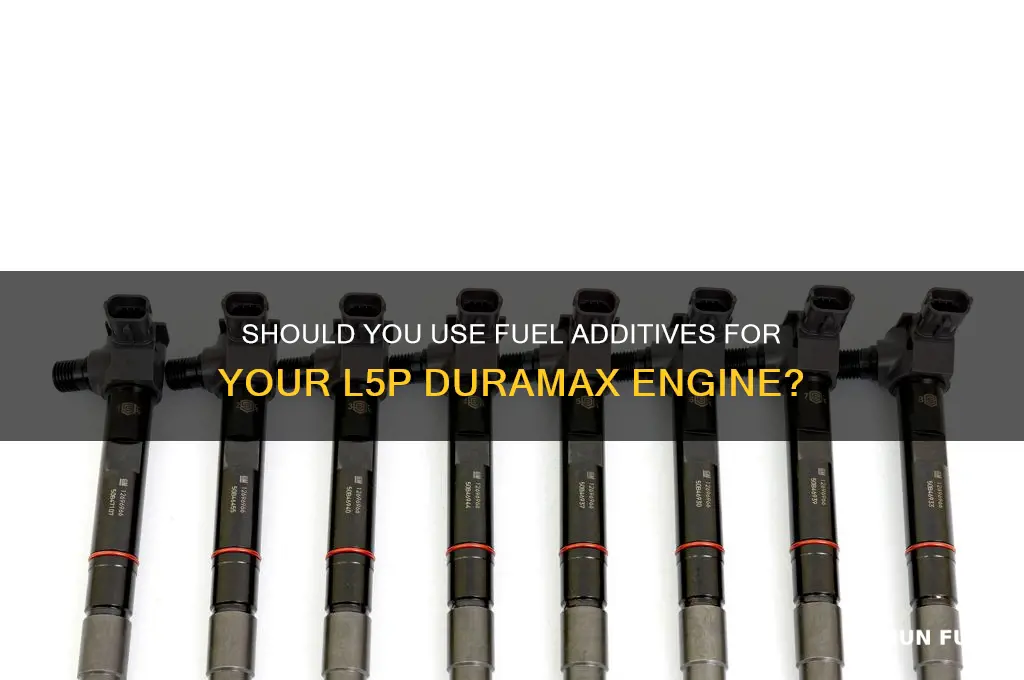 should fuel additives be used for the l5p duramax