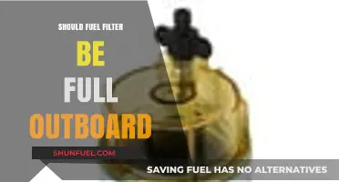 Outboard Fuel Filter: Full or Empty?