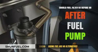 Fuel Filter Placement: Before or After Fuel Pump?