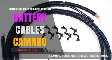 Camaro Fuel Line Placement: Above or Below Battery Cables?