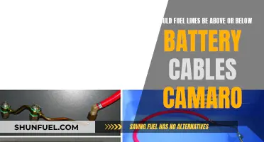 Fuel Line and Battery Cable Placement: Camaro's Best Practice