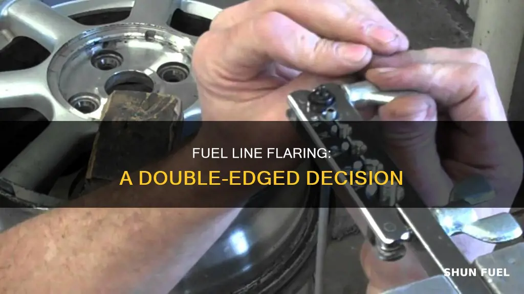 should fuel lines be double flared