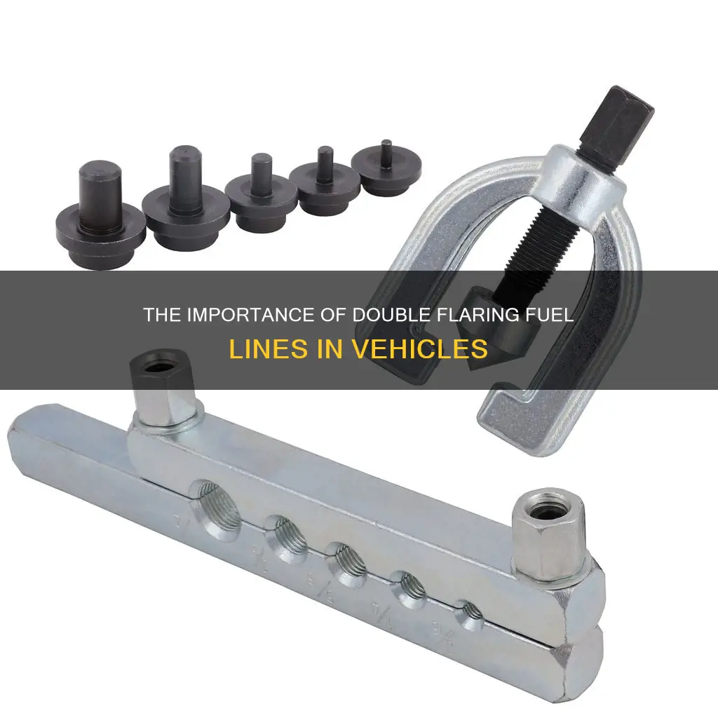 should fuel lines be double flared
