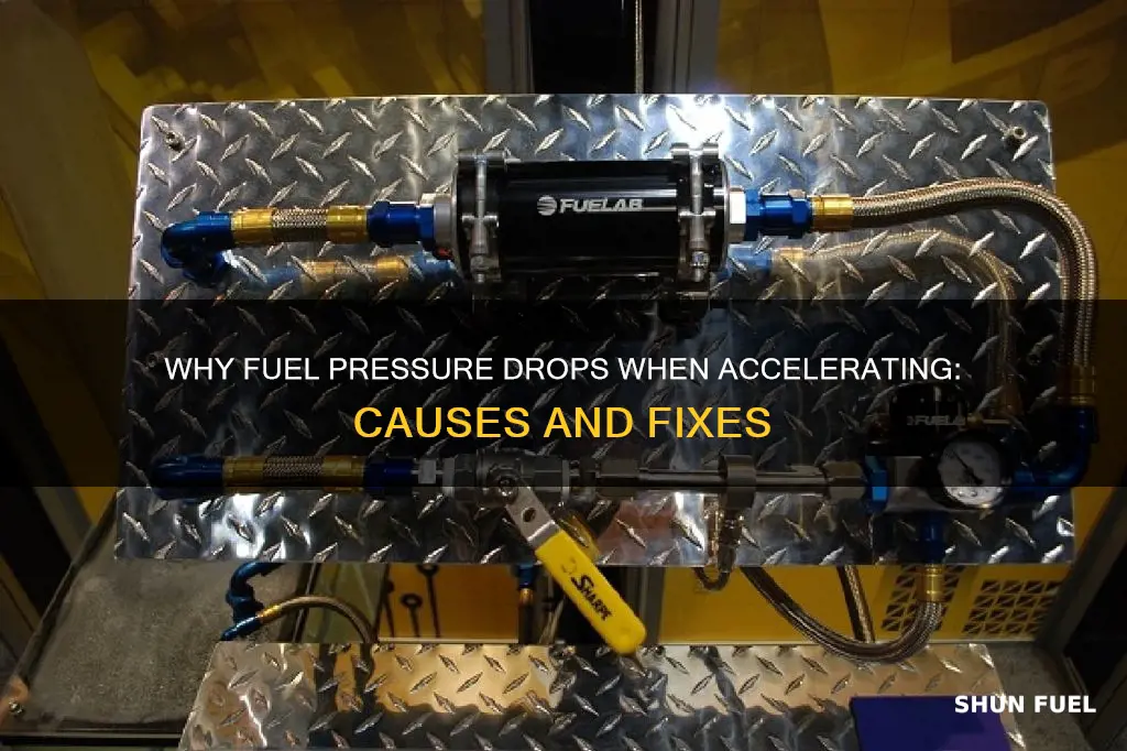 should fuel pressure drop when accelerating