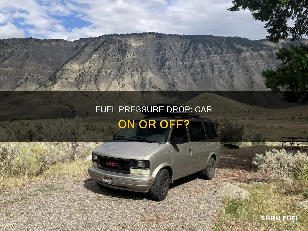 should fuel pressure drop when car is off
