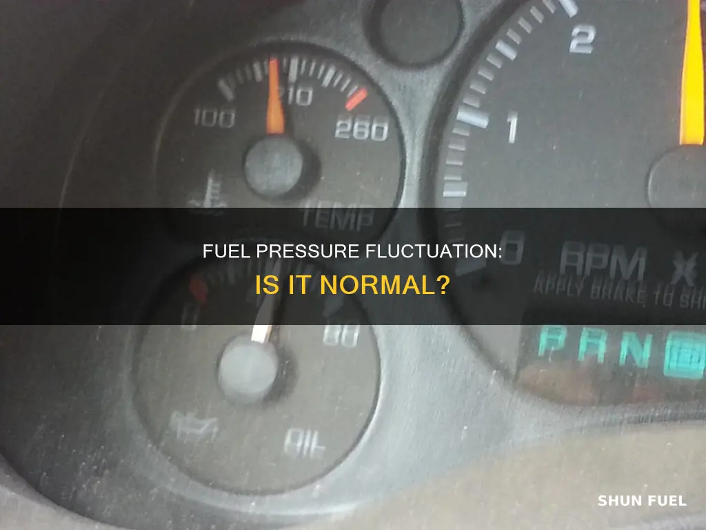 should fuel pressure fluctuate