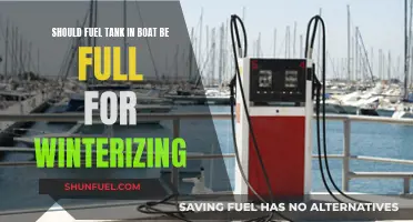 Winterizing Your Boat: Fuel Tank Full or Empty?