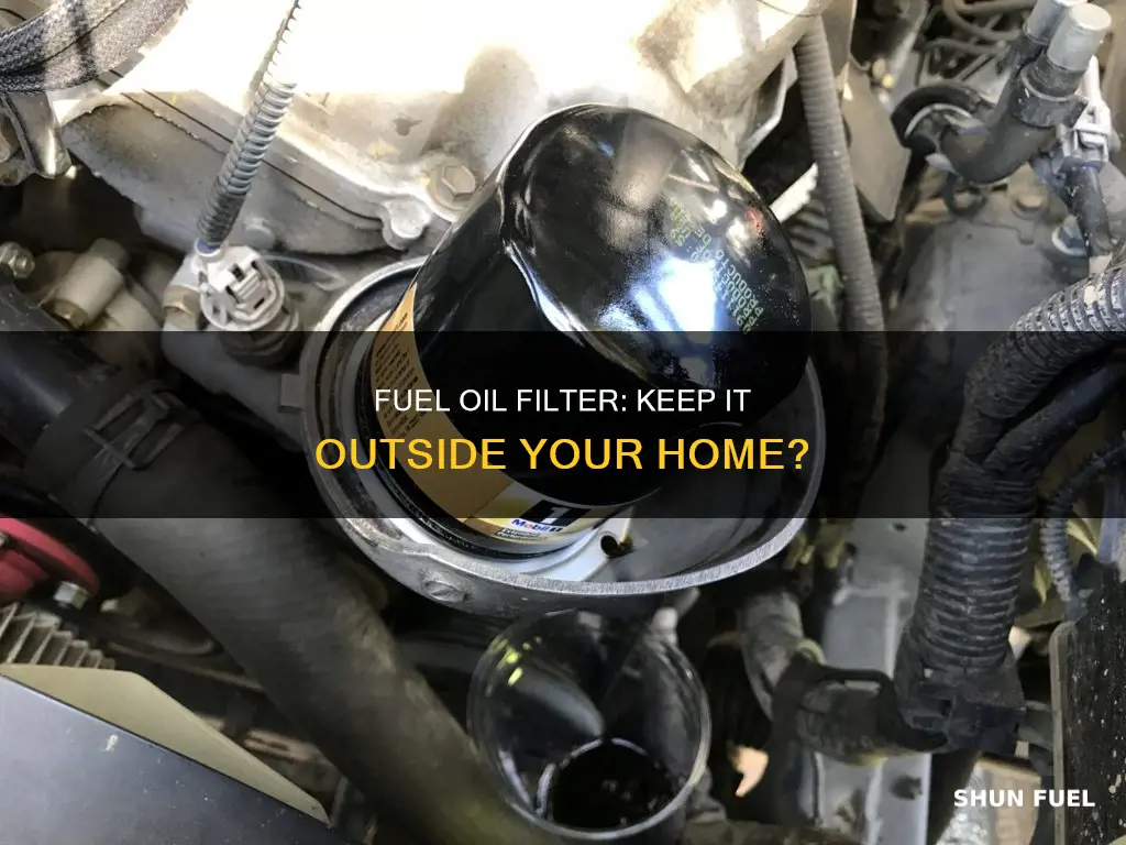 should home fuel oil filter be outside