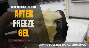 Fuel Filter Maintenance: Post-Freeze Gel Considerations