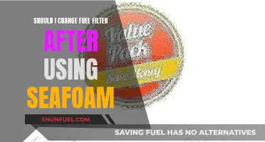 When to Change Fuel Filter After SeaFoam Treatment