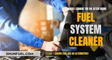 Oil Change Post Fuel System Cleaning: Yes or No?