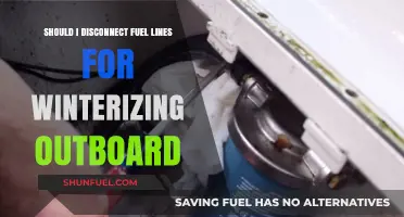 Winterizing Outboard: Fuel Line Disconnect: A Wise Move?