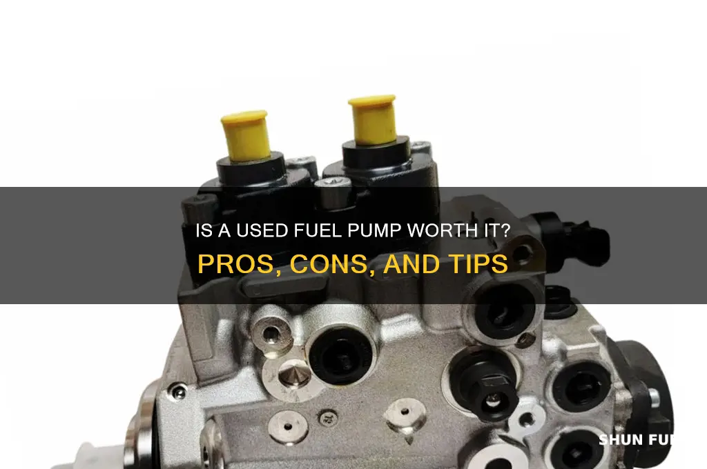 should i get a used fuel pump