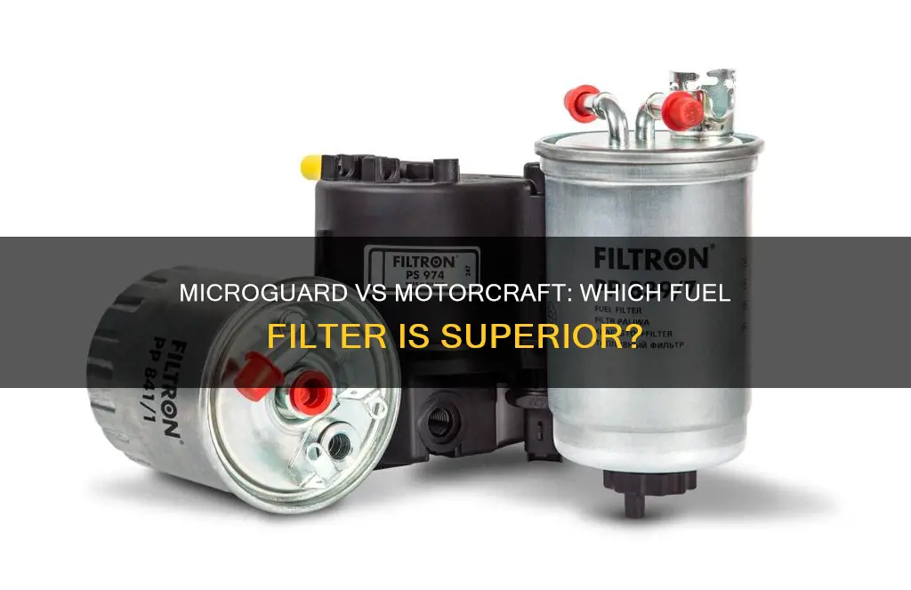 should i go with microguard or motorcraft fuel filter