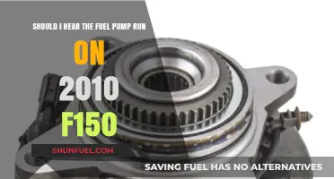 Should You Hear the Fuel Pump Run on a 2010 F150?