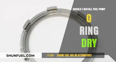 Should You Install a Fuel Pump O-Ring Dry? Pros and Cons