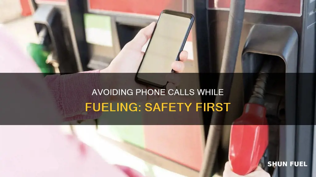 should i not use my phone while fueling my car