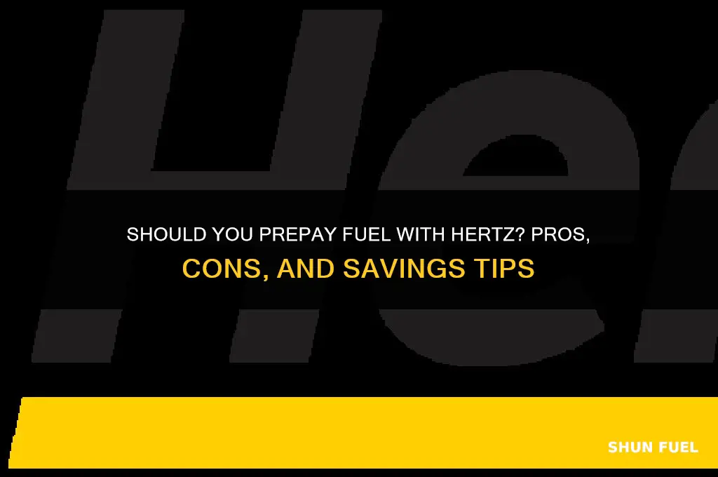 should i prepay fuel hertz